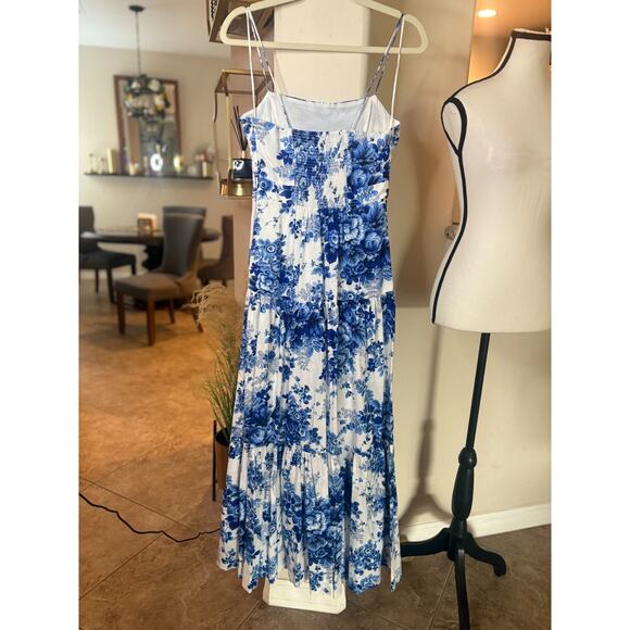 Maeve by Anthropologie Dropped Waist Tiered Flouncy Maxi Dress Size S - Picture 9 of 10